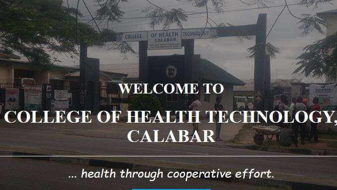 College of Health Technology Calabar Application Form 2024/2025 is Out